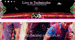 Desktop Screenshot of liveintechnicoloritaliancoldplaytributeband.com