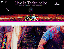 Tablet Screenshot of liveintechnicoloritaliancoldplaytributeband.com